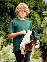 LeMieux Hobby Horse Grackle Bridle Brown Padded Leather Lambswool Educational view 2