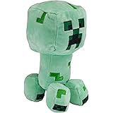 Amazon Com Jinx Minecraft Earth Happy Explorer Glow Squid Plush Stuffed Toy Multi Colored 7 Tall Toys Games