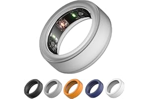 LevyPan Silicone Ring Protector Compatible with Oura Ring Gen 3 and All smart ring, Elastic Smart Ring Cover for Men and Women (Transparent, S(6/7/8))