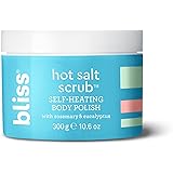 Bliss Hot Salt Scrub, Self-Heating Body Polish | Warming Scrub to Exfoliate, Heal, and Smooth Skin | Straight-from-the Spa | 