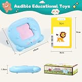 Oderra Talking Flash Cards 112 Cards 224 Words Educational Toy for Kids view 6