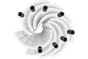 Cryspool 1260 DE Pool Filter Compatible with PUREX SMBW 2060/4060, FG-1260, 07-4925, FC-9250, 8 Large Grids, 60 sq.ft, 1 Set