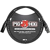 Pig Hog PHM3 High Performance 8mm XLR Microphone Cable, 3 Feet
