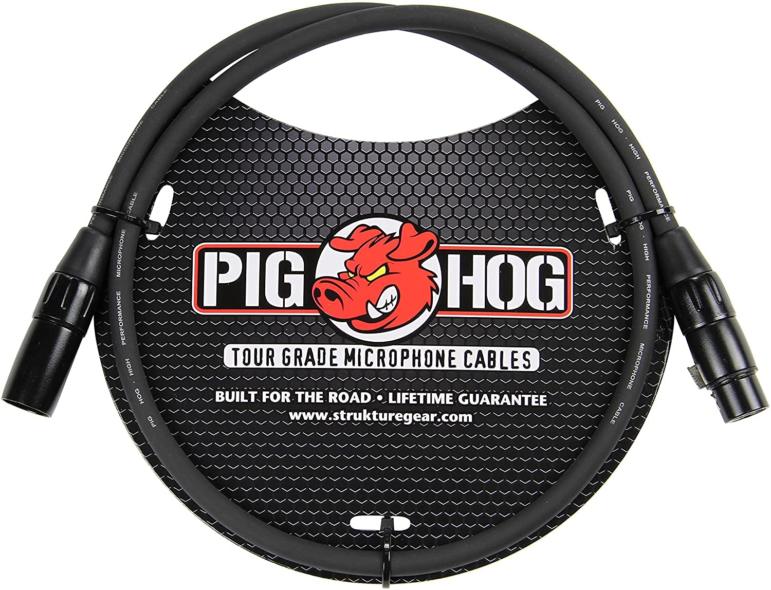 Pig Hog PHM3 High Performance 8mm XLR Microphone Cable, 3 Feet