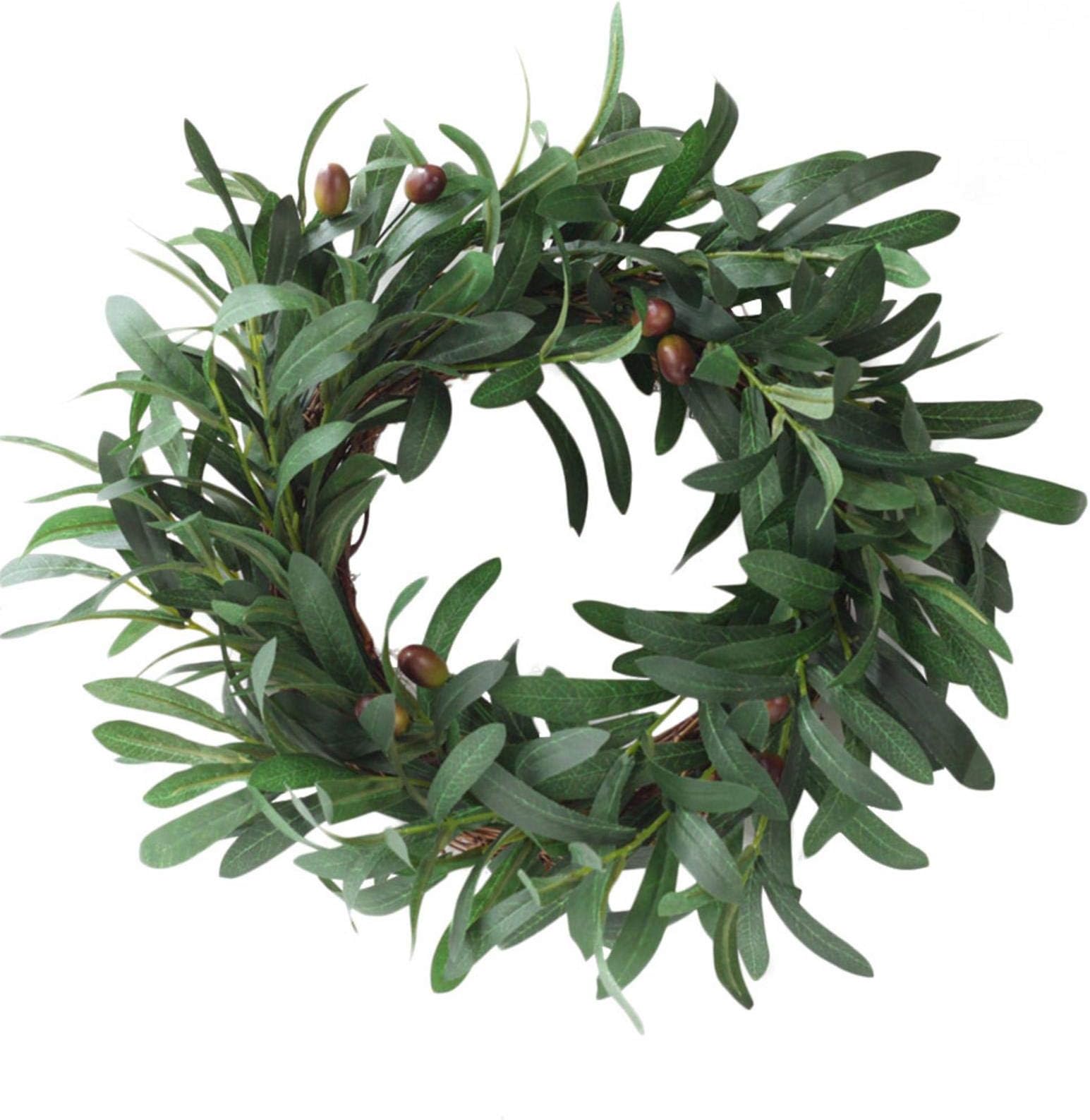 Per Newly Olive Leaf Wreath Ornaments Olive Branch Wreath Door Garland Wedding Decoration