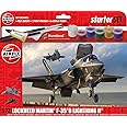 Airfix Model Airplane Kit Starter Set - A55010 Lockheed Martin F-35B Lightning II, Plastic Plane Model Kits for Adults & Kids 14+, Skill Level 1, 1:72 Scale WW2 Military Aircraft Models