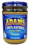 Adams Natural Creamy Peanut Butter - 16 oz
