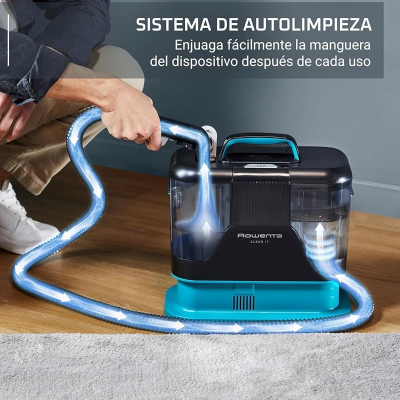Clean It, Aspiradora tapicerías 750 W, 7 Acc, Hasta 13,5 kPa