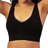 Coobie Seamless Comfort Bra with Lace Trim