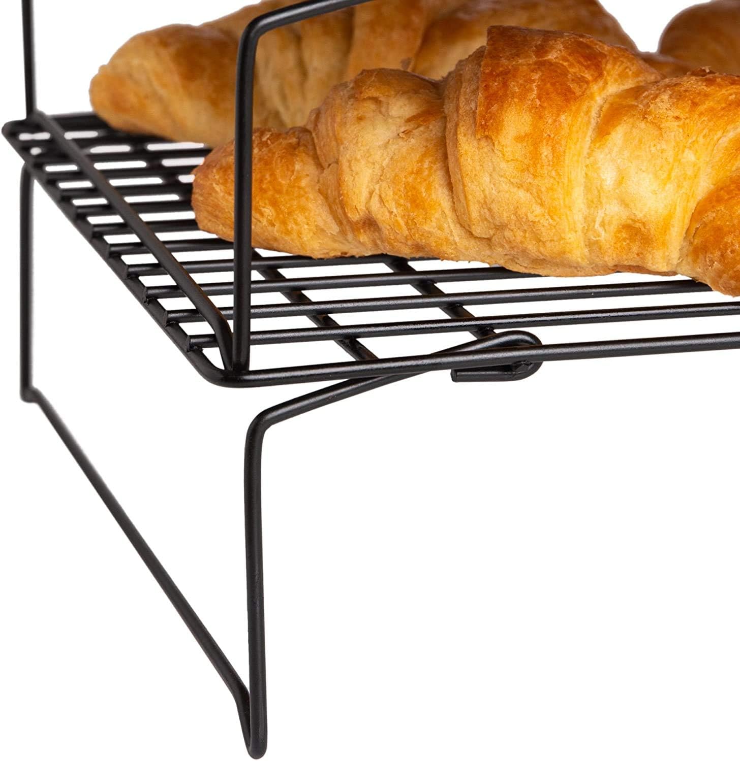 TopBaking™ 3 Tier Stackable Cooling Rack ☆ Non Stick Oven Safe & Heat Resistant ☆ Use with Baking Tray for Cakes Biscuits & Bread - Image 5