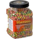 T-Rex Tortoise Food Dry Formula &ndash; Dry Diet for Tortoises with Added Vitamins &amp; Minerals, Easy-to-Moisten Reptile Food, 12 oz