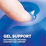 Fellowes Crystals Gel Mouse Mat Wrist Support Blue Non Slip Base view 4