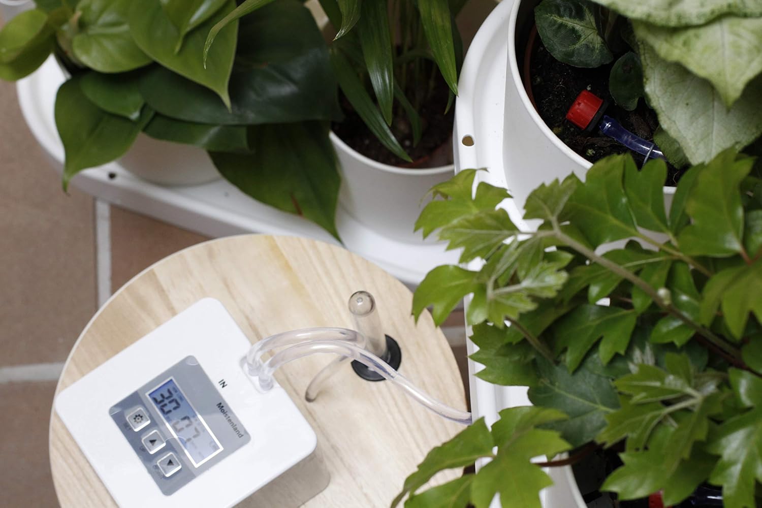 Citysens - Estantería para Plantas con riego automático, Blanca, 4 ...