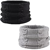 OMUKY Kids Scarf Knitted Neck Warmer infant Toddler Girls Boys Cold Weather Soft Scarves