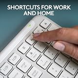 Logitech Signature Slim K950 Wireless Keyboard UK QWERTY White Bluetooth view 8