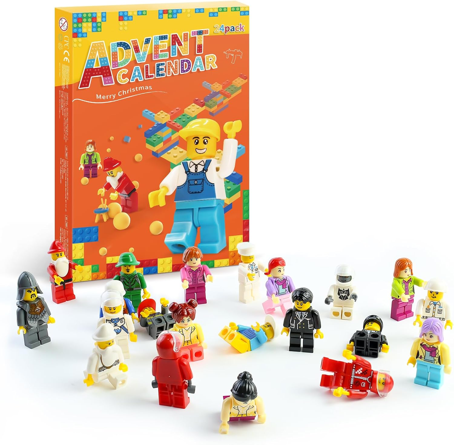 Advent Calendars - Advent Calendar 2023 Kids 24 Days Building Blocks Toy Set Christmas Countdown Calendar Different Cute Building Stem Gift Holiday for Girls Boys Teens