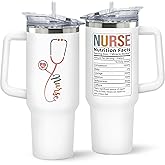 SUCHAGIFT Nurse Gifts for Women - Nurses Week Gifts - Gift for Nurses - Nurse Rn Practitioner Gift for Women - Retirement, Birthday, Graduation, Christmas Appreciation Nursing Ideas - 40 Oz Tumbler