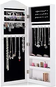 Lucky-gift - clóset para Colgar en la Pared, con Espejo, para Joyas