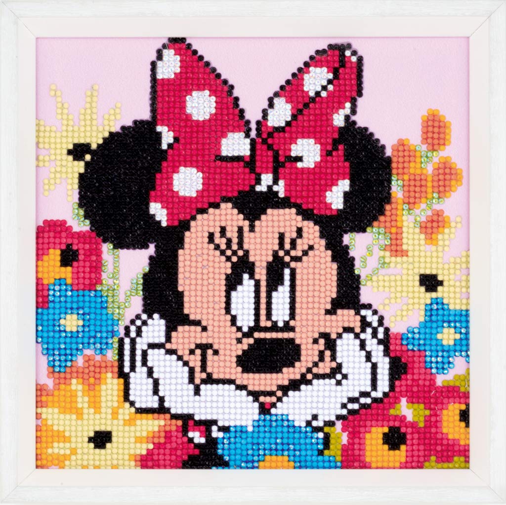 Vervaco Diamond Painting Kit: Disney Minnie Daydreaming, Multi-Colour, 22 x 22cm