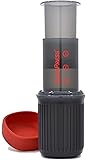 AeroPress Go Portable Travel Coffee Press, 1-3 Cups - Makes Delicious Coffee, Espresso and Cold Brew in 1 Minute
