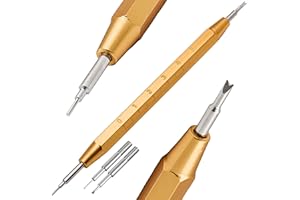 BARTON WATCH BANDS Spring Bar Tool Kit - for Watch Link Removal, Band Replacement, Pin Extraction; Stainless Steel Spring Bar Tool, Strap Tool, and Strap Removal Tool