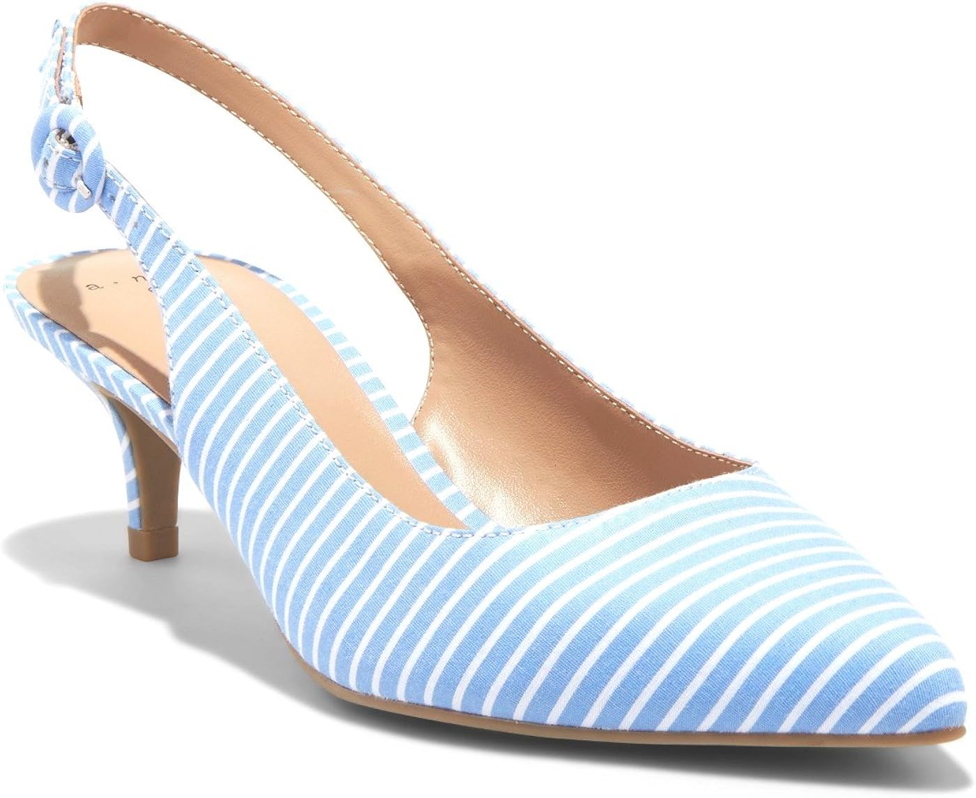 electric blue kitten heels