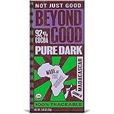 Beyond Good Organic 92% Dark Chocolate Bar, 2.64 OZ
