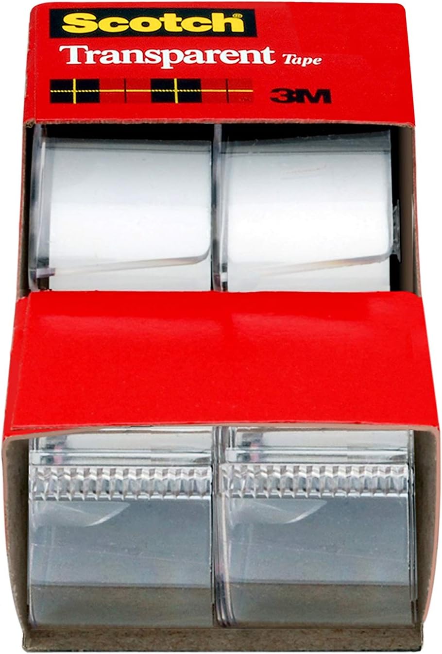 Scotch Transparent Tape, 3/4 in x 250 in, 2 Rolls (2157SS) : Clear Tapes : Office Products