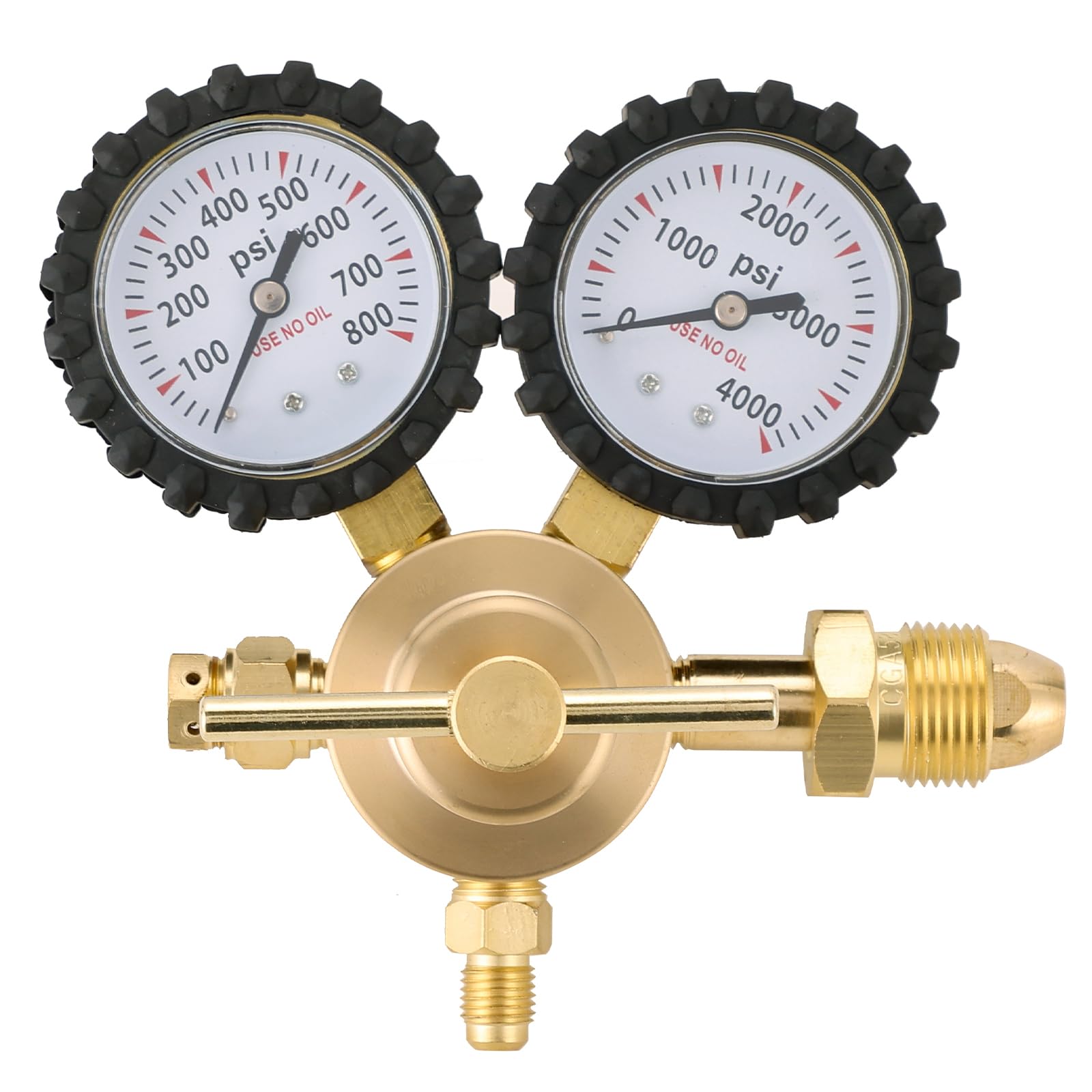 weyleity Nitrogen Regulator with 0-800 PSI Delivery