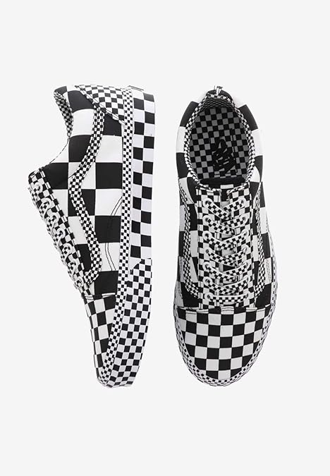 all over checkered vans