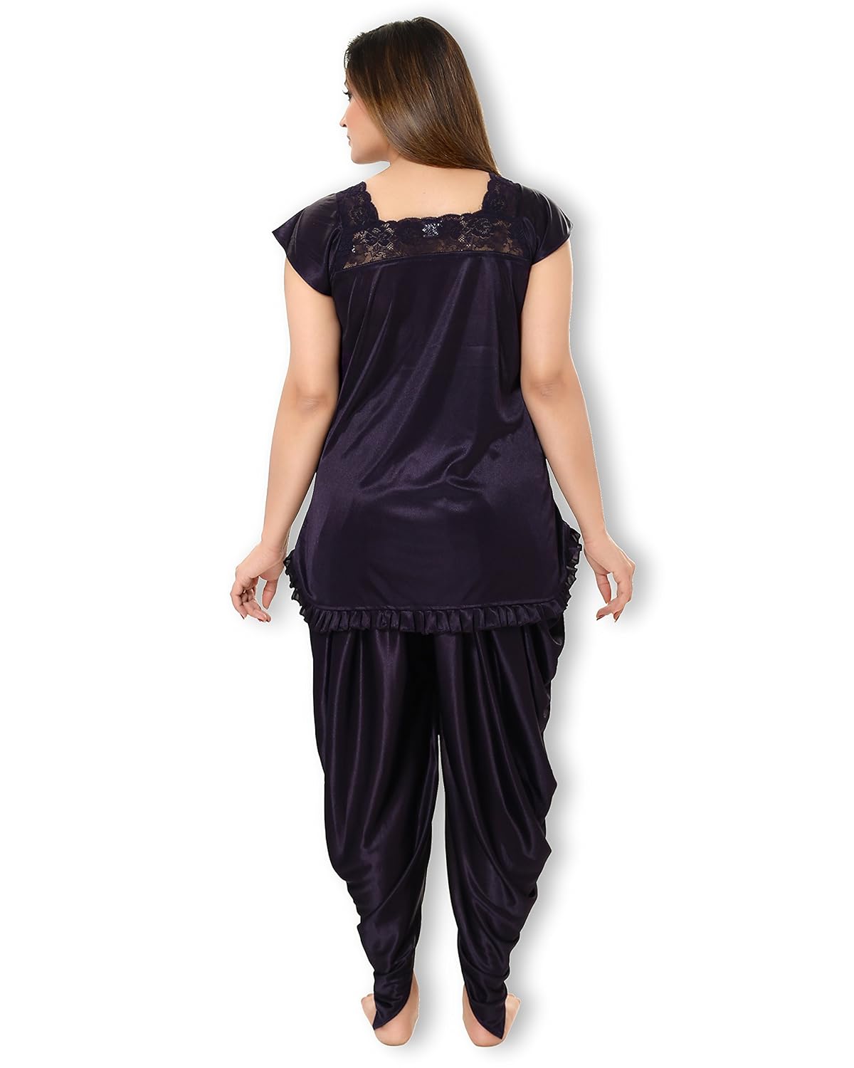 av2 women's satin night suit set