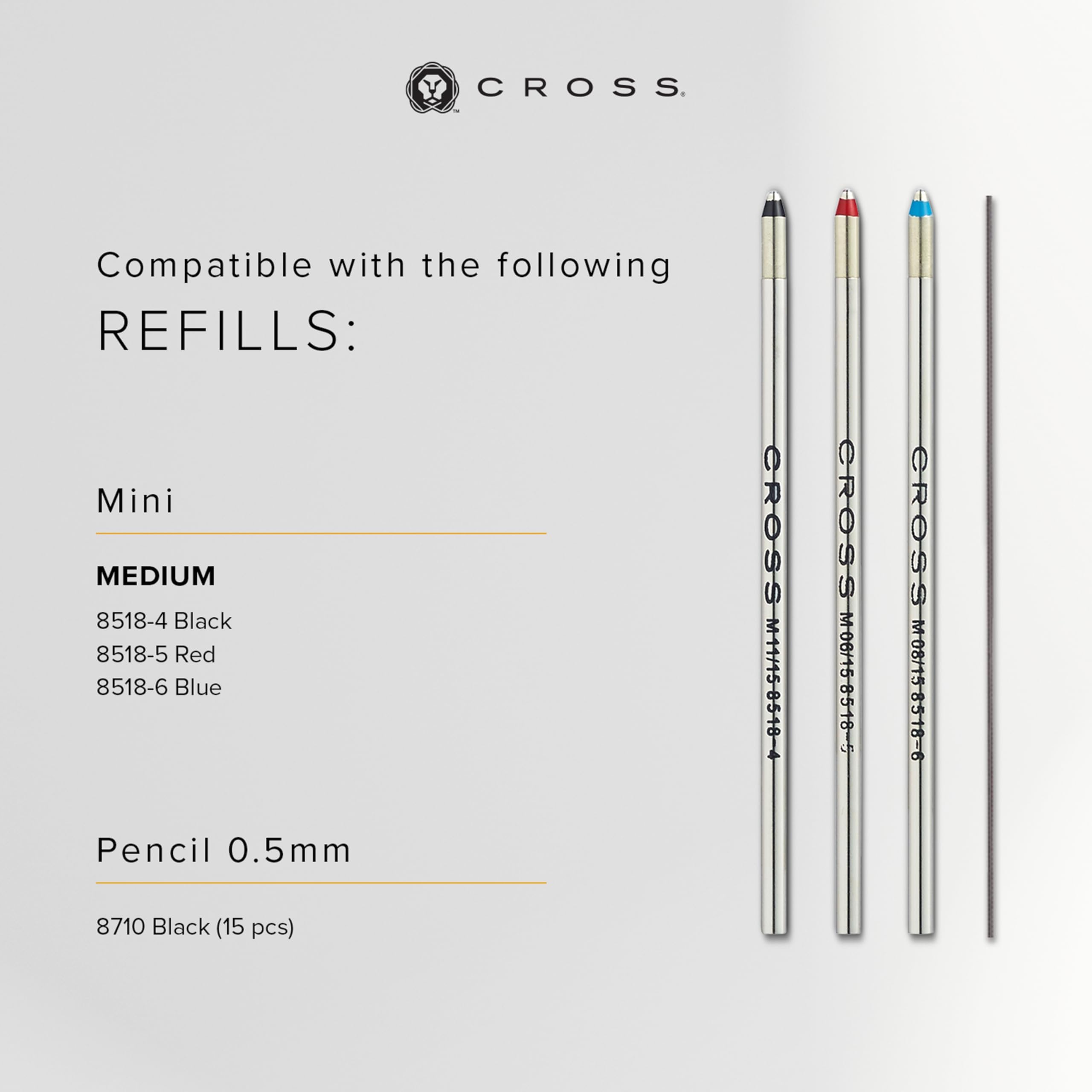 Cross Tech3+ Engraved Refillable Multi-Function Ballpoint Pen with Stylus, Medium Ballpen And Pencil, Includes Premium Gift Box - Satin Black