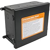 Nirakoka 30 Amp Automatic Transfer Switch, Rated 120VAC Applied to RV