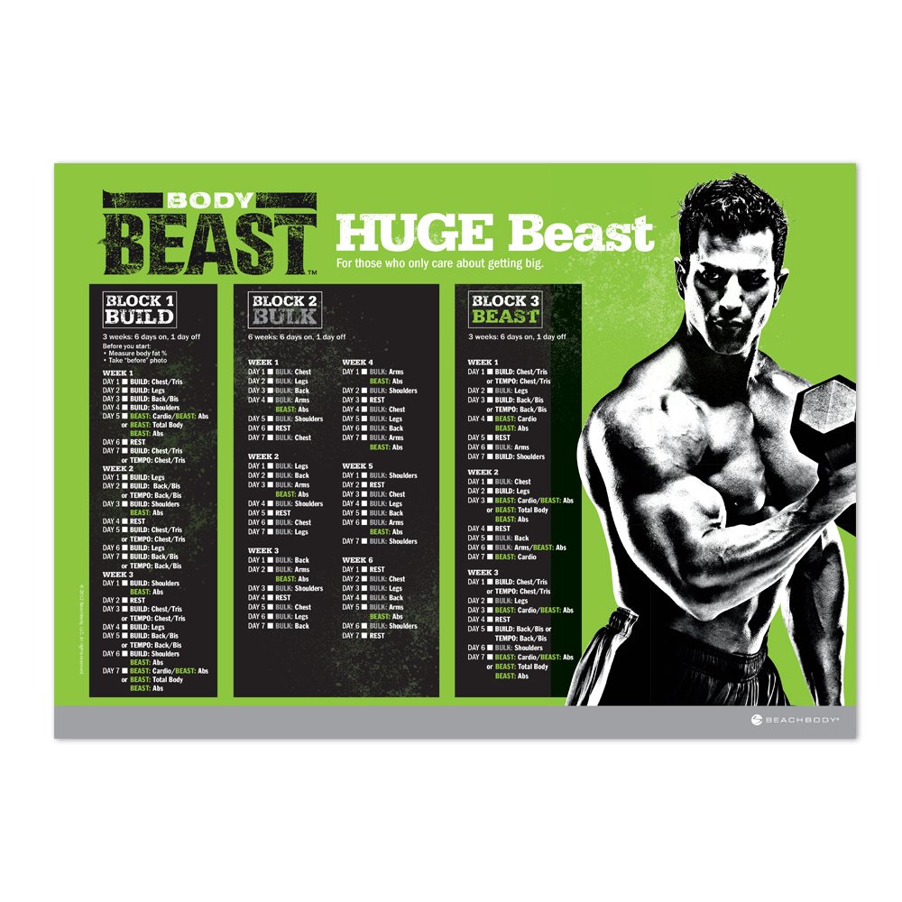 Body Beast Introductory Kit Includes Full DVD program