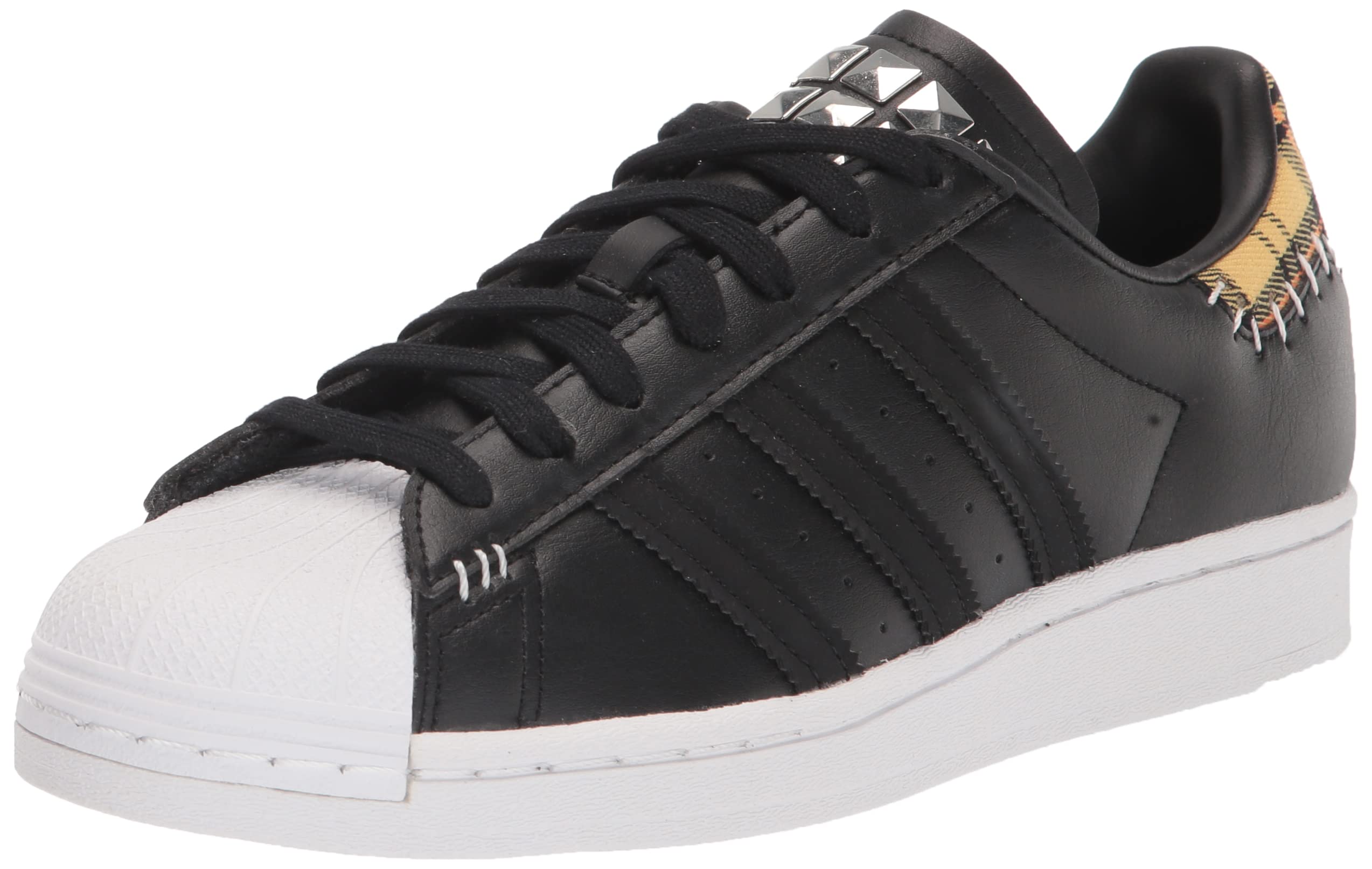 adidas Originals Unisex-Child Superstar Black/Black/Team Collegiate Gold 3.5