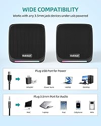 Uakinat Computer Speakers,Computer Speakers for