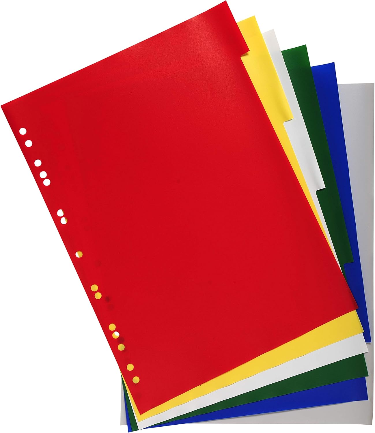 Exacompta PP Dividers, A4, 6 part - Multi-coloured - Image 3