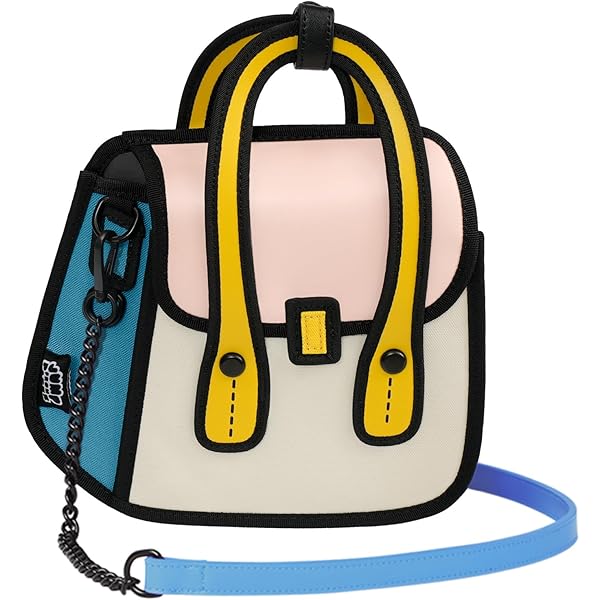Craoopii Funny 2D Cartoon Crossbody Bag Creative Cute Handbag 3D Craoopii Funny 2D Cartoon Crossbody Bag Creative Cute Handbag 3D