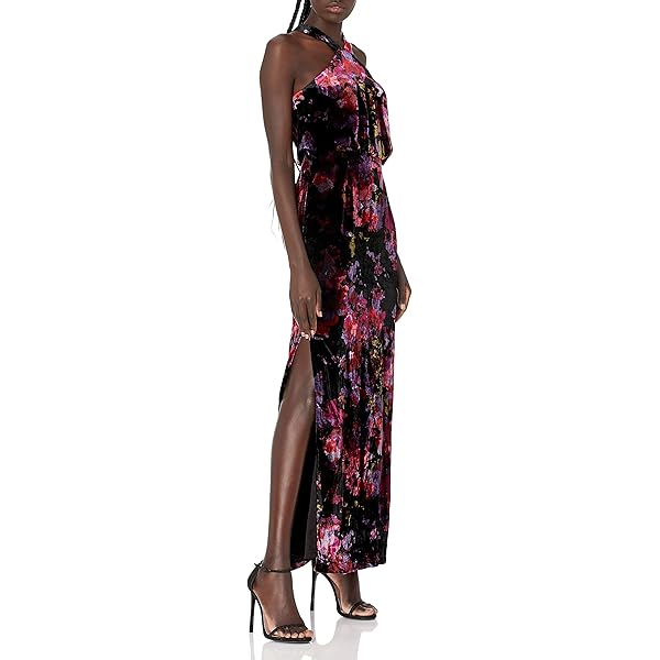 Aidan ドレス Aidan Mattox Floral Jacquard Sleeveless Ballgown | Saks