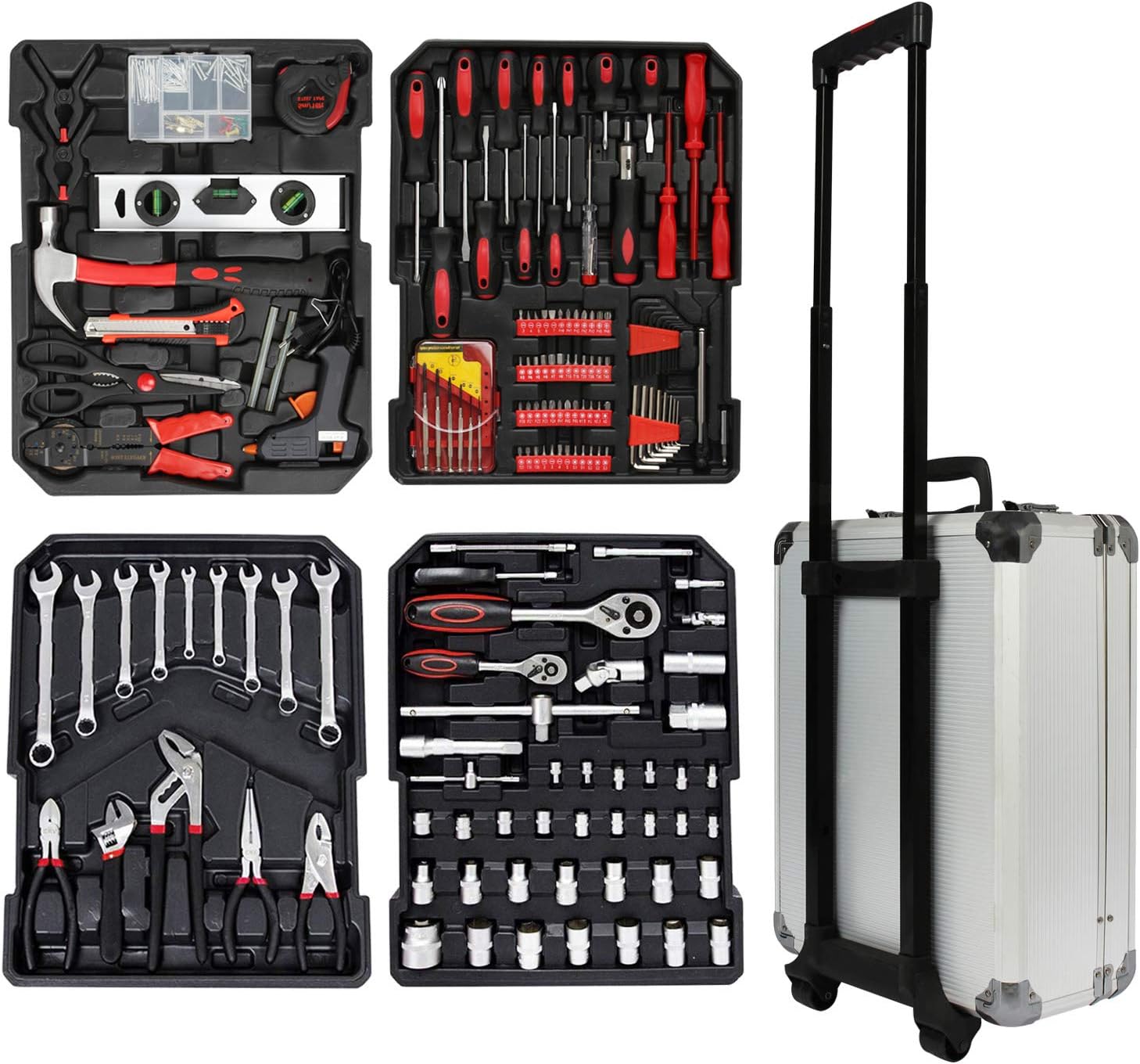 Sotech SK009971 Maleta de tuercas herramientas, Plata: Amazon.es: Bricolaje y herramientas