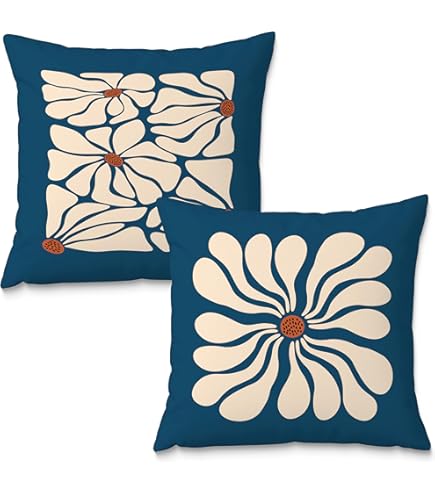 Deco4URLife Juego De 2 Fundas De Almohada Decorativas Con Diseño De