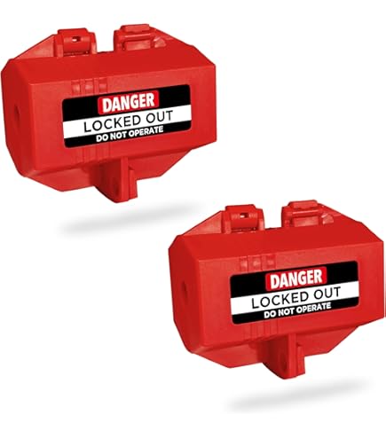 Brady 133161 Steel Group Lockout Hasps, Red (1 Each): Amazon.com