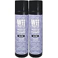 Watercolors Intense Metallic Color Depositing Shampoo, Semi Permanent Hair Color - 8.5 oz (SILVER-2 PACK)