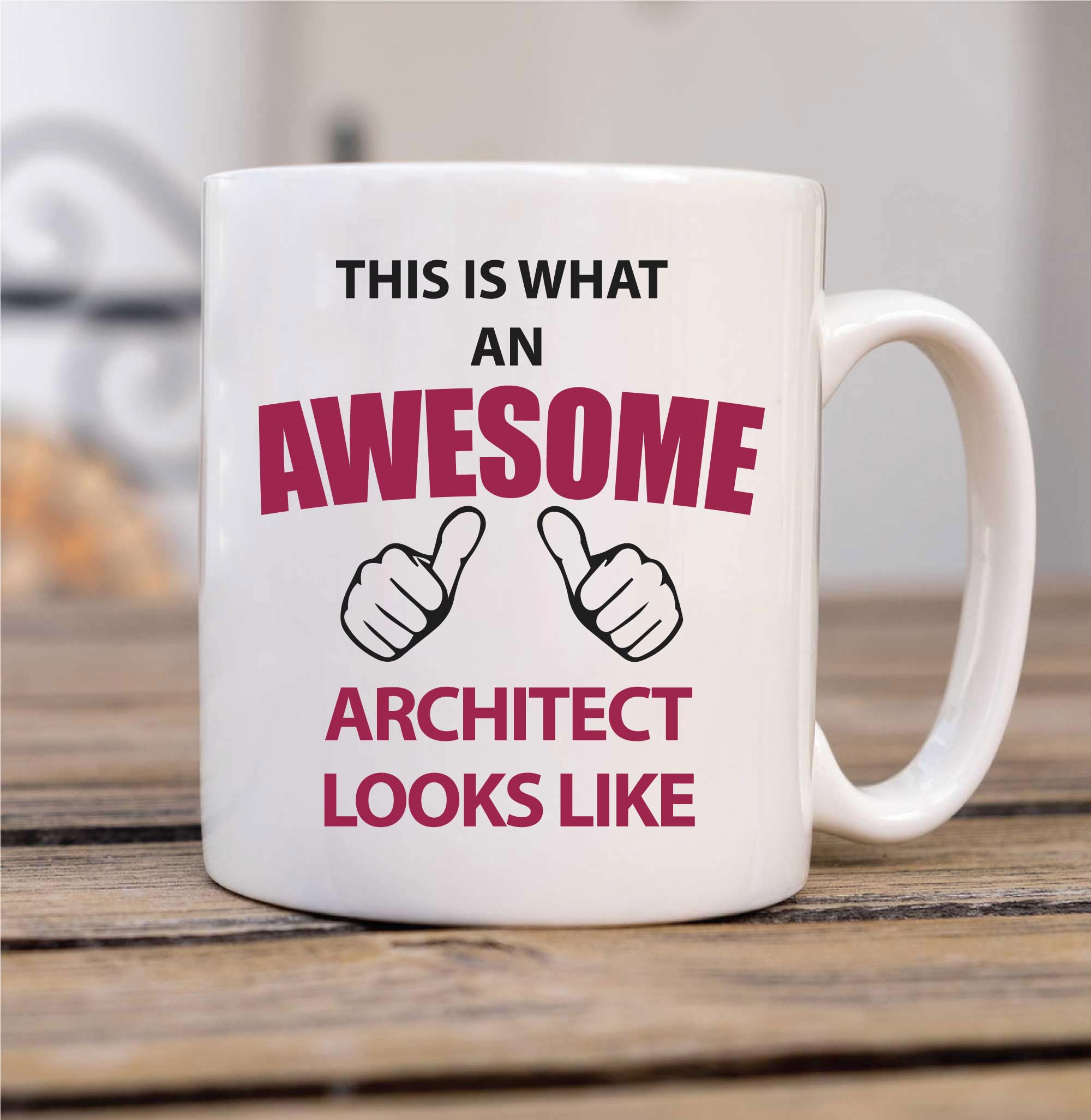60 Second Makeover Limited This is What an Awesome Architect Looks Like Mug Present Gift Cup Birthday Christmas