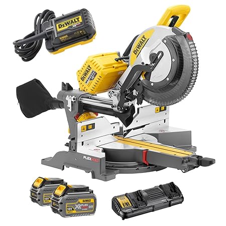 DeWalt Akku/Netz-Paneelsaege, 2x54V - DHS780T2A-QW