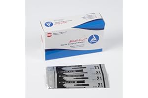 SS Surgical Blade Disp #21 (Sterile) - 100/Box