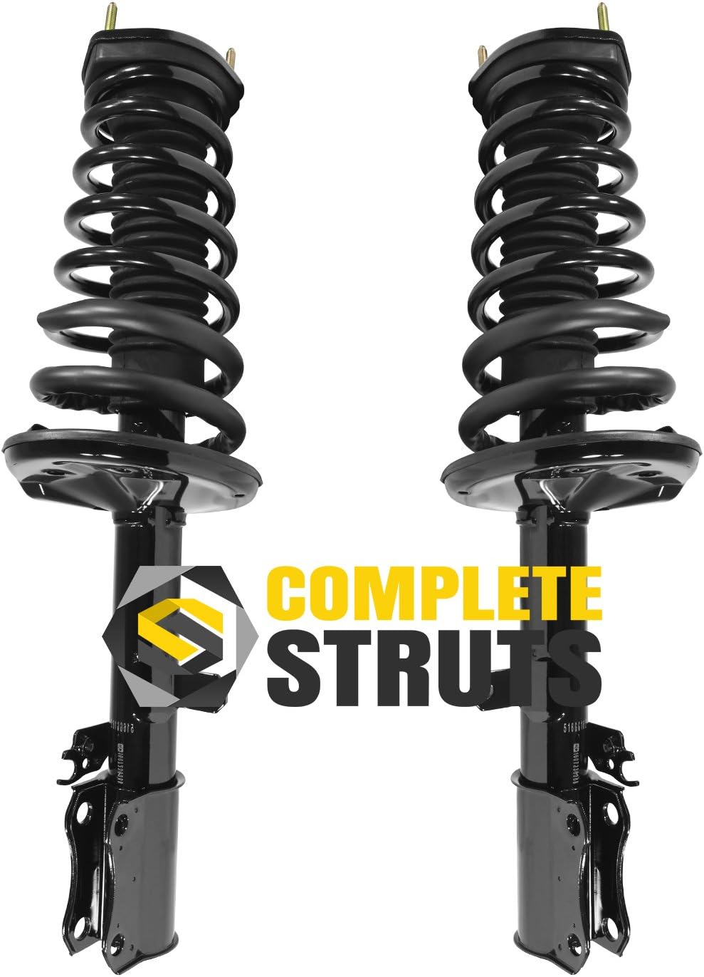 Pair Rear Quick Complete Struts & Coil Spring Assemblies Compatible