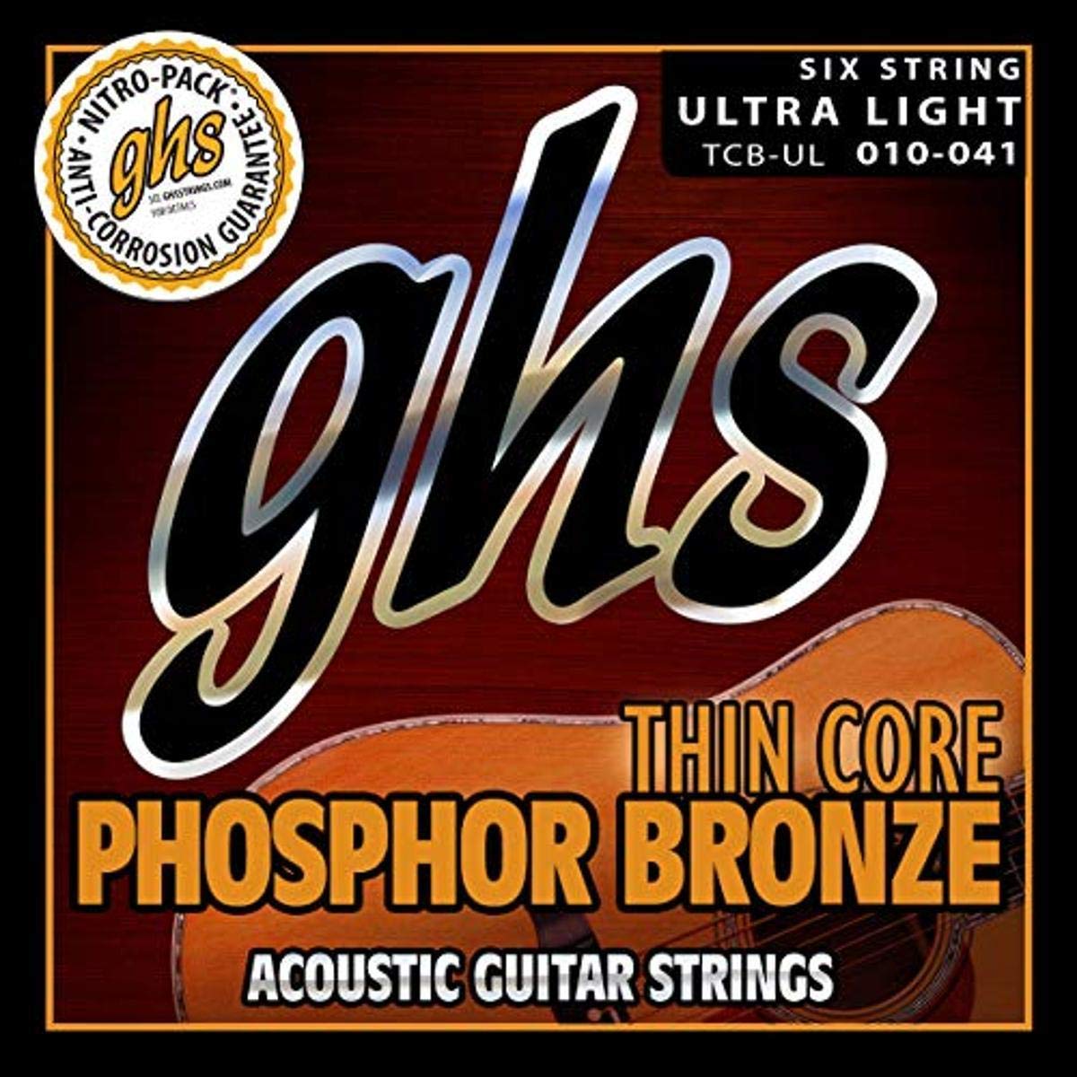GHS TCBUL THIN CORE PHOSPHOR BRONZE U LIGHT 10-41