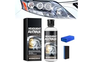 DOUNIU Upgraded Car Headlight Repair Fluid, 2024 New Headlight Lens Repair Agent, Innovative Headlight Repair Polishing Kit (1 Set)
