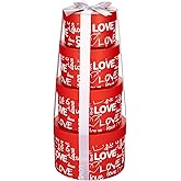 Briful Luxury Round Nested Gift Boxes with Lids (Set of 4) – Reusable Sturdy Cardboard Gift Box Set for Birthdays, Weddings, Anniversaries, Christmas, and Valentine’s Day – Red